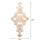 décoration murale appliques bois ornements floraux baroque renaissance naturel