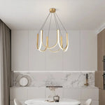 suspension lumineuse moderne or noir blanc ampoules led minimaliste contemporain semi encastrée certifications ul