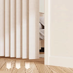 rideau plissé moderne aimants beige clair pliable opacité porte 150x180 150x200 cm confidentialité décoration