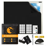 film fenêtre autocollant opaque noir protection uv moderne diy