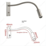 lampe chevet flexible moderne noir gris métallique angle réglable chambre étude entrée