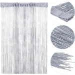 rideau doré strass argenté moderne élégant salon polyester 200x100cm