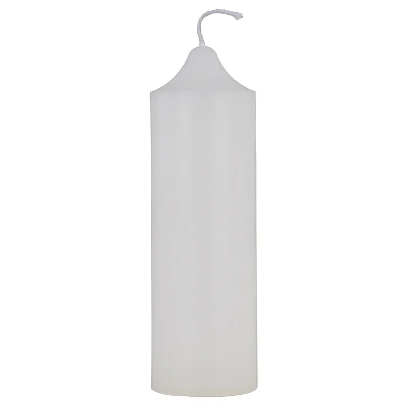 bougies classiques orange rouge blanc hautes lumineuses sans fumée décoration maison urgence