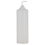 bougies classiques orange rouge blanc hautes lumineuses sans fumée décoration maison urgence
