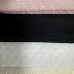 tissu polyester blanc beige noir motif dot moderne élégant dentelle respirant bricolage 150cm