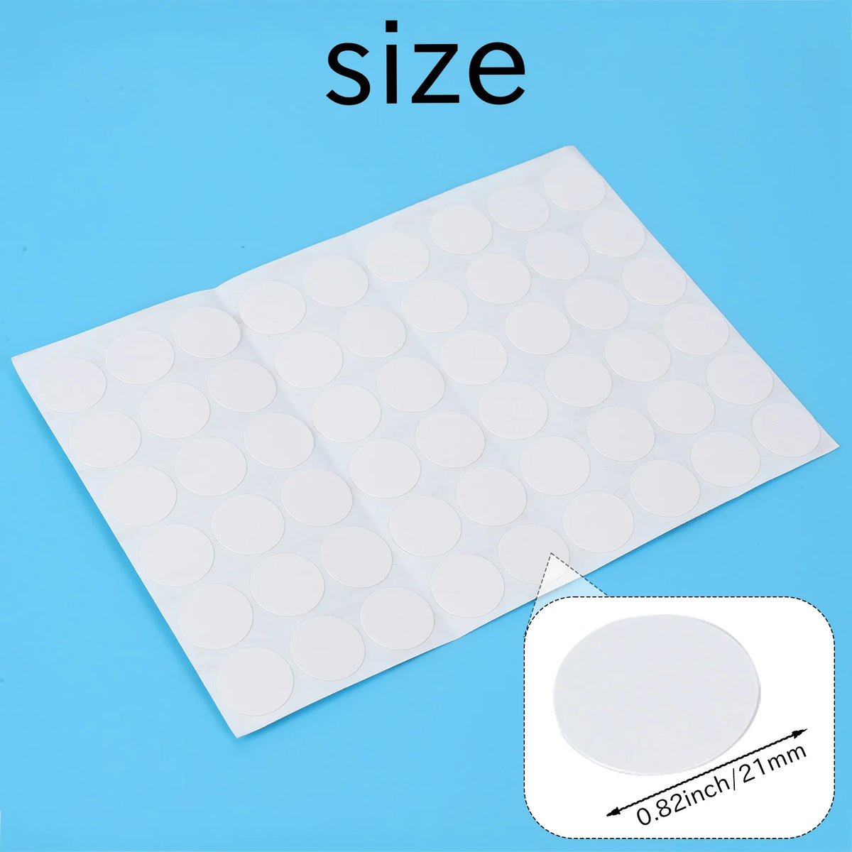 cache boulon autocollant blanc rond outil bricolage adhésif facile maison garage accessoire blanc fixe