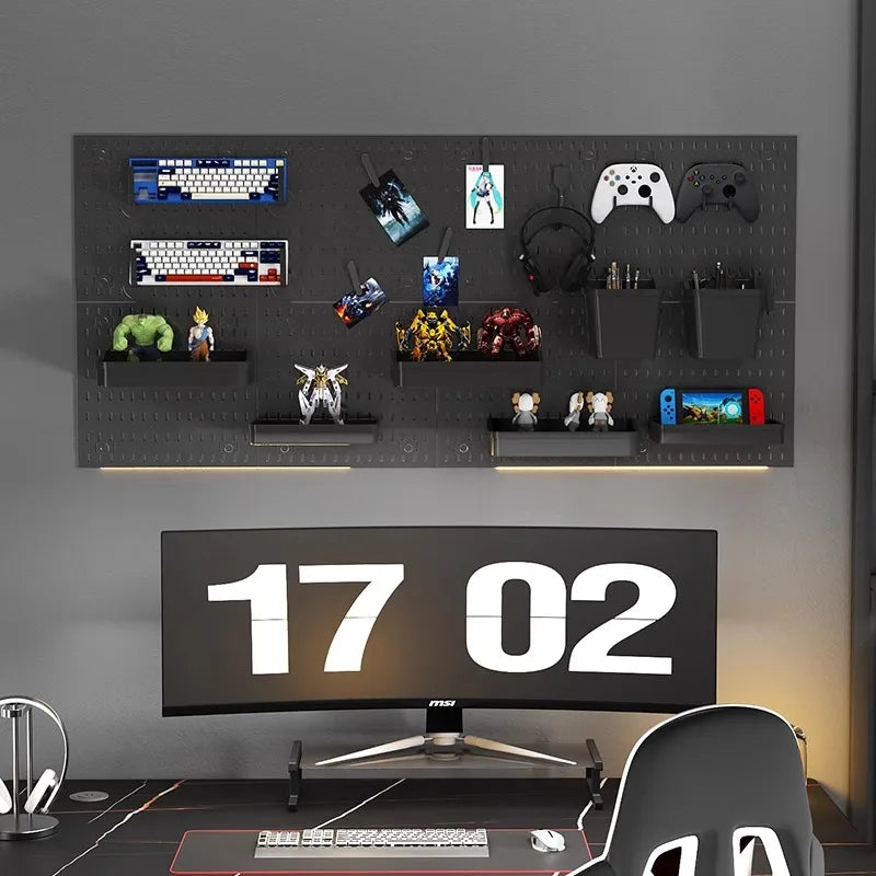 Panneau perforé mural blanc pour bureau