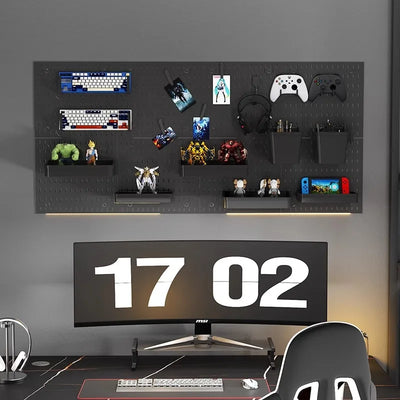 Panneau perforé mural blanc pour bureau