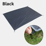 tapis camping imperméable gonflable piquets sac rangement noir moderne outdoor campagne ultraléger portableextérieur
