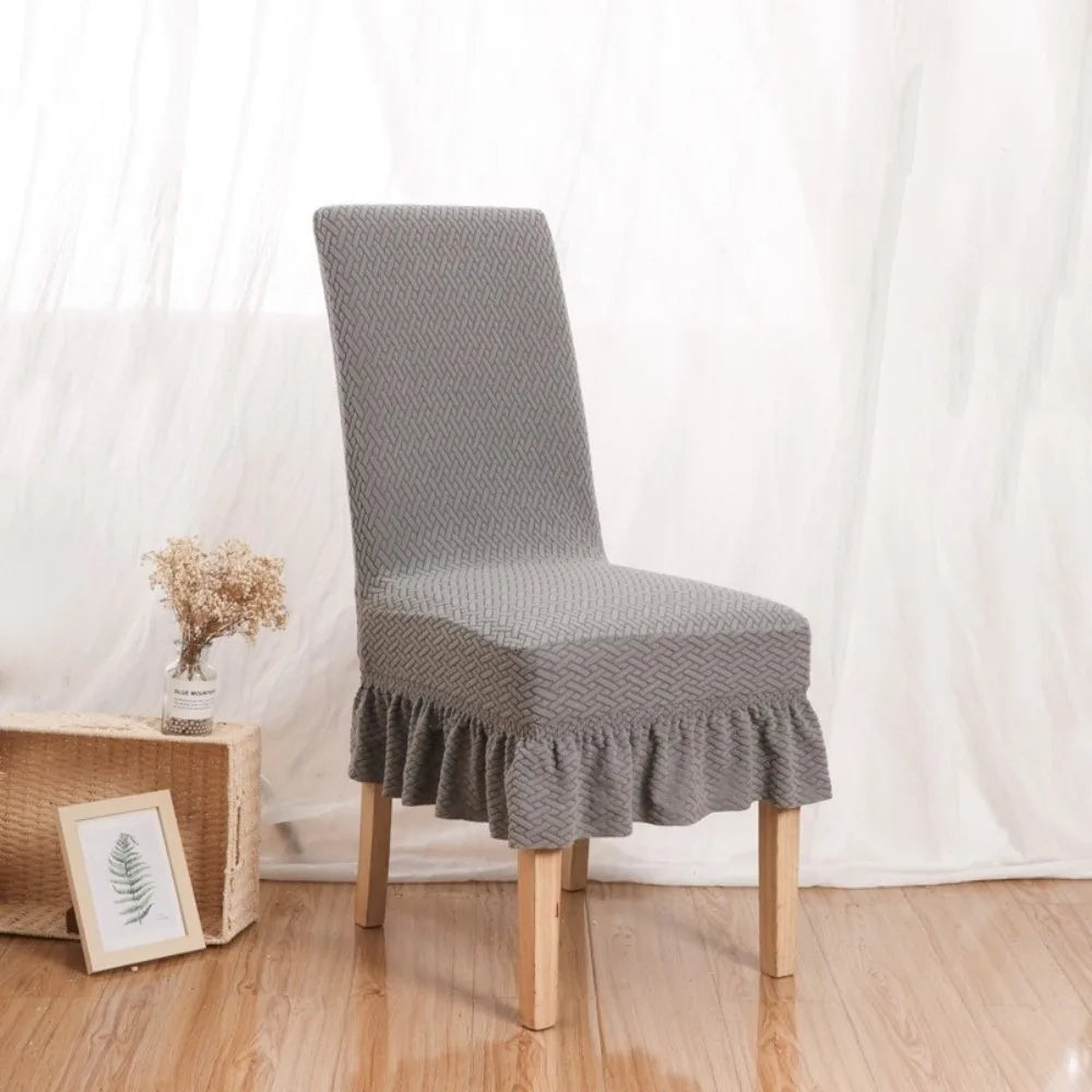 Housse chaise rayées polyester gris beige vert noir classique opacité chaises banquets adultes moderne