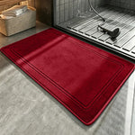 tapis bain doux absorption rapide microfibre antidérapante moderne gris salle bain