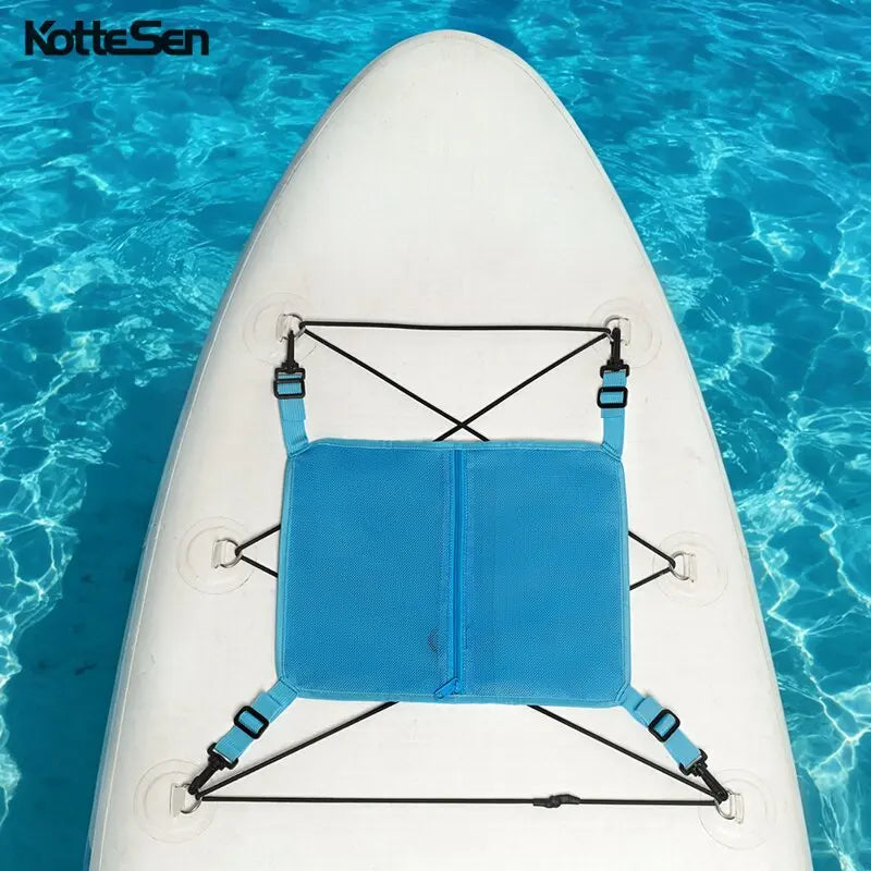 sac rangement paddle surf violet bleu clips pratique outdoor water sports
