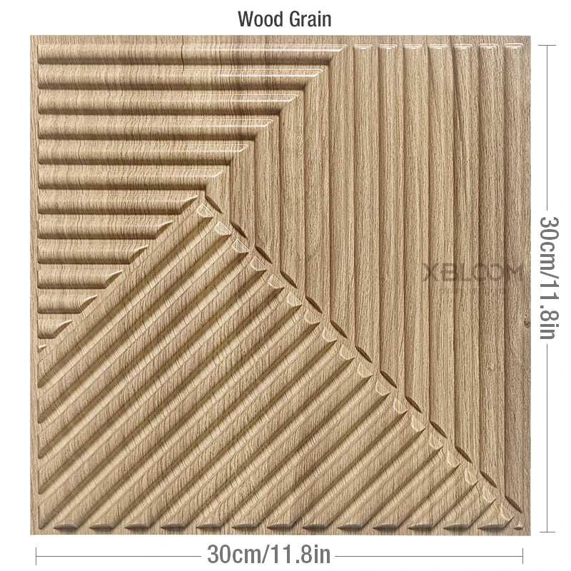 panneau décoratif 3d moderne triangles géométriques blanc adhésif opacité plastique