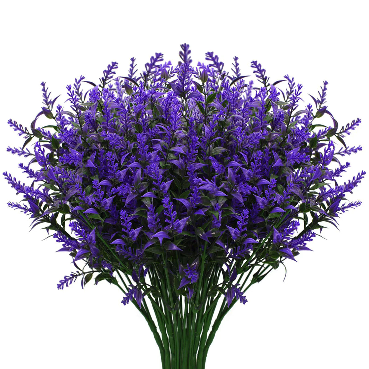 bouquet artificiel violet fleurs fines feuilles vertes decoration exterieur intérieur mariage anniversaire