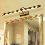 Miroir LED rétro étanche pour salle de bain - Applique murale américaine style rocker sculpté