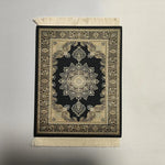 tapis souris motif fleurs persan classique caoutchouc antidérapant informatique bleu