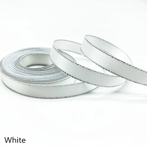 rubans satinés élégants polyester 10mm largeur 5mètres plusieurs couleurs opaques décoration mariage emballage cadeau
