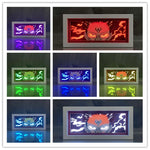 lampe led jujutsu kaisen sukuna rouge blanche bleue violine animée contemporaine chambre deco