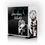 autocollants graphiques anime gojo yuji blanc noir décoration boîte rangement modernes stickers opaques