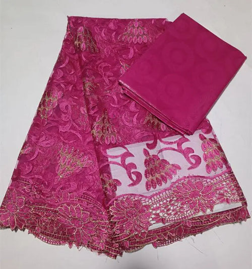 tissu dentelle coton fleurs franges broderie élégant rose rouge jaune orange traditionnel anti bactéries
