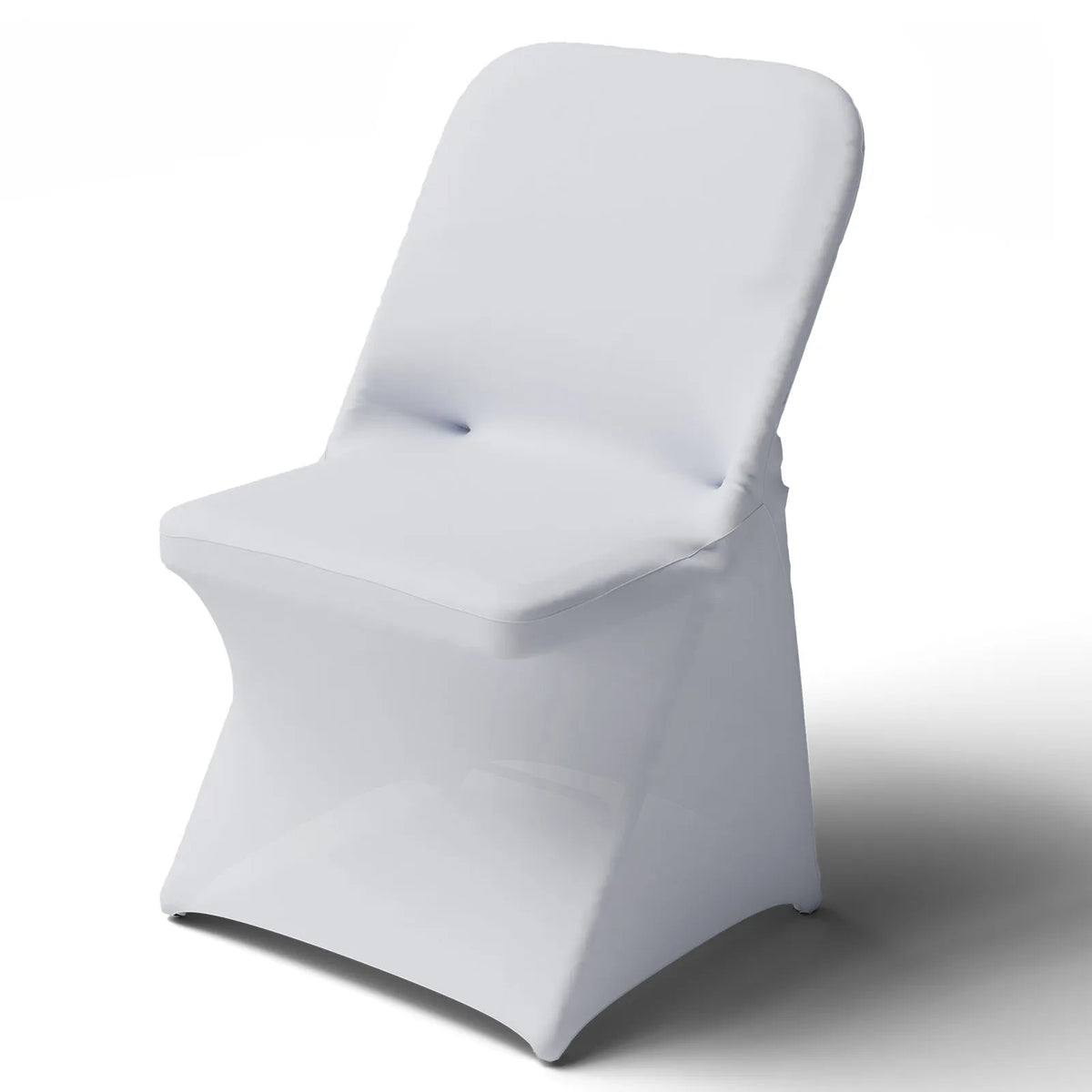 housses chaise pliante blanches unies moderne machine lavables poches élastiques