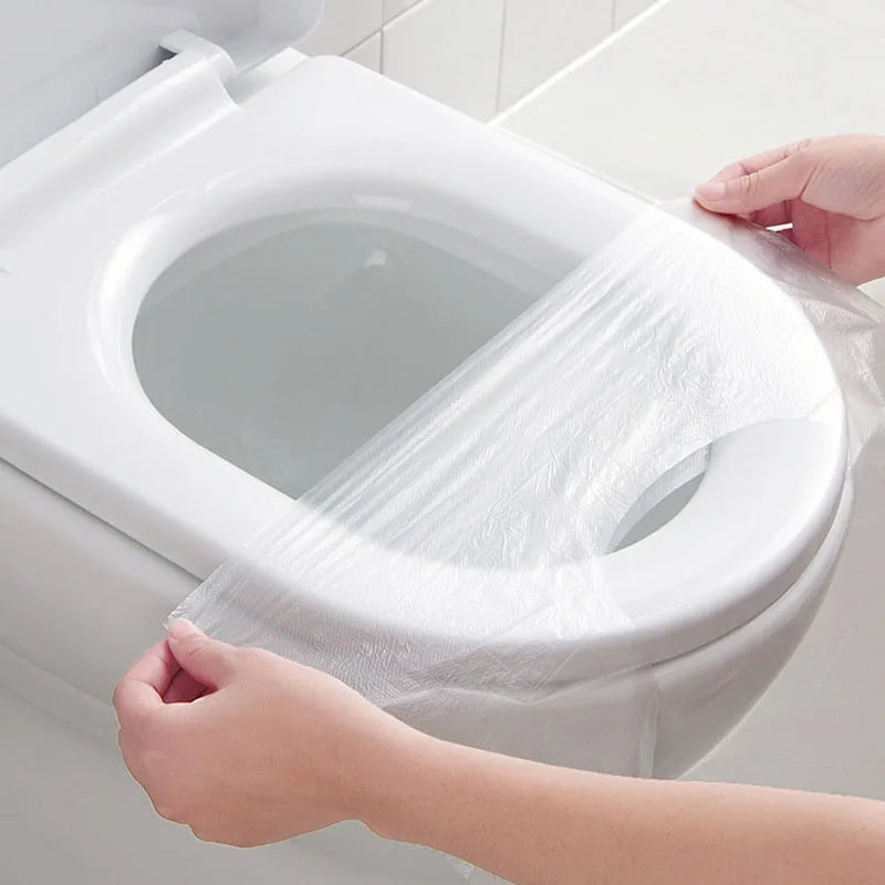 couvre siège toilette jetable blanc palmiers avions pratique paquet 100 unités