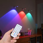 applique murale led rechargeable detection humaine couleurs rgb variante intensite moderne chambre salle manger