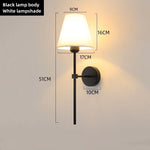 lampe murale moderne abatjour conique articulé noir doré blanc beige marron