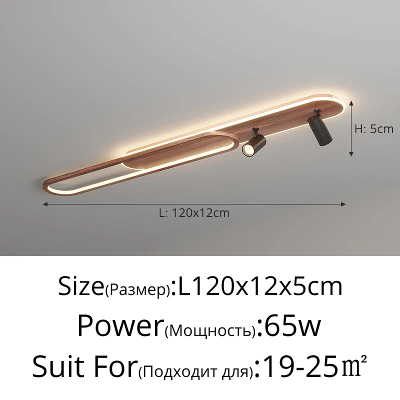 lampe moderne bois naturel finition mate led boise blanc minimaliste télécommande