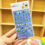 sticker anime rose bleu jaune gris adhésif cartoon mignon décoration téléphone portable jouet cadeau