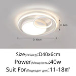 plafonnier led blanc contemporain moderne salon chambre opacité fixations invisible