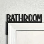 plaque décorative noire lettre bathroom relief classiqueintérieur fixations mur