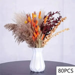 bouquet fleurs séchées automne orange naturel rustique décoration maison anniversaire mariage festive