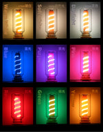 lampe led spirale flexible transparente moderne multiple couleurs usb rechargeable minimaliste chambre camping