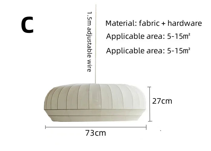 suspension lumineuse moderne blanc rayures horizontales finies opaques led e27 chambre salon