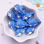 pendants animaux marins résine cartoon bleu vert rose poisson tortue crabe