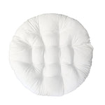 coussin suspendu blanc plissé moderne 60cm 80cm cordelettes polyester coton
