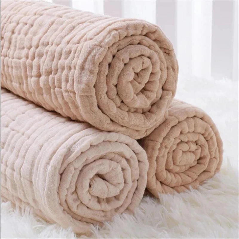 couverture bébé coton bambou solide quatre saisons douce fraises pommes opaque blanche rose verte