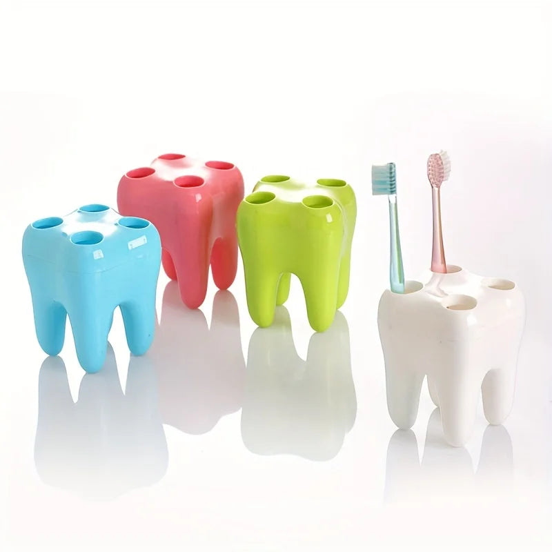 porte brosses dents brosses dentifrice récipient salle bain moderne blanc vert rose bleu