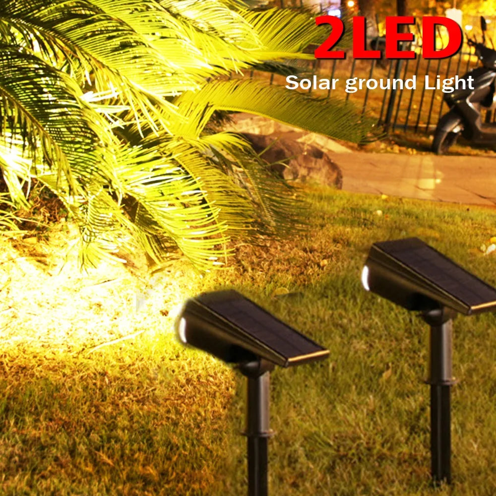 projecteur solaire extérieur led changement couleur moderne spot jardin lumière blanche chaude variante abs