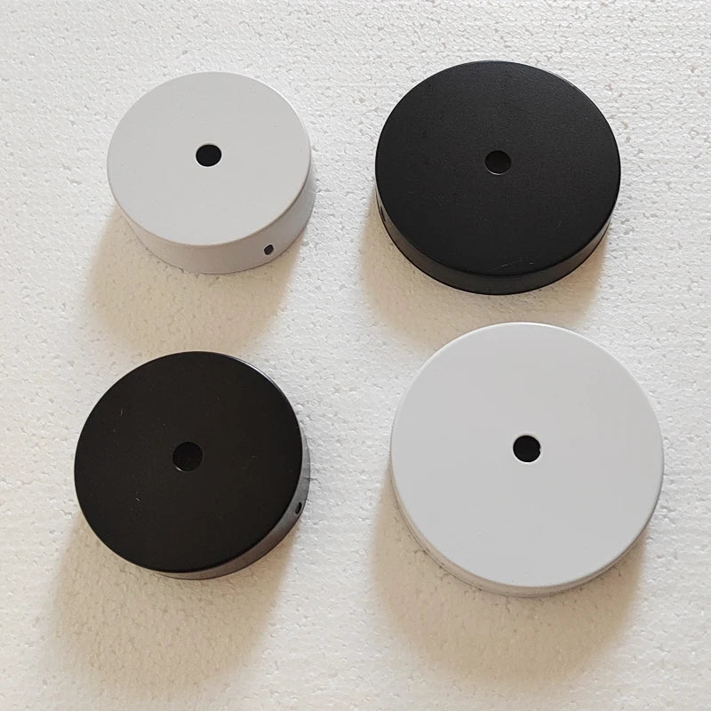 boutons ronds noirs blancs bois dorés argentés classique fixations bricolageintérieur décoration éclairage