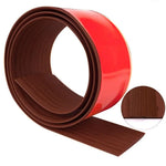 ruban protection sol rouge marron texture bois adhésif 4cm large moderne pvcrollable