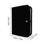 porte bijoux velours rouge moderne clics rangement grilles transparentes bijoux organisation coffret cadeau