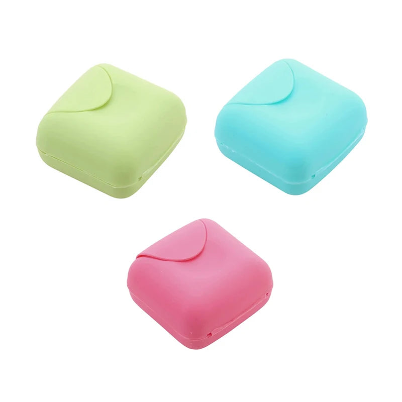 boîte savon portable plastique mat voyage salle bain maison petit