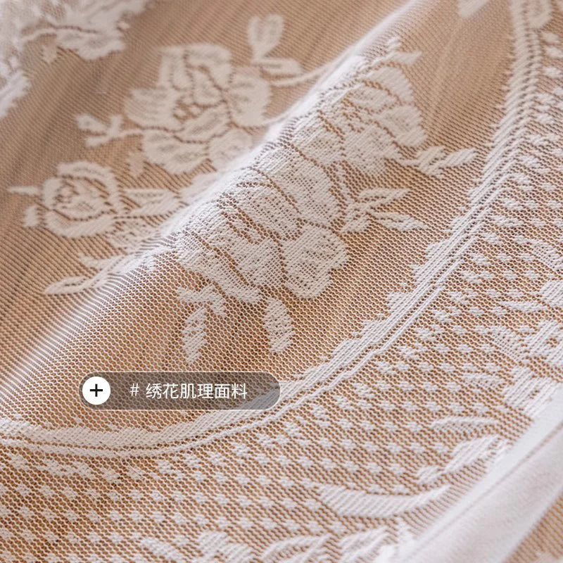 rideau dentelle blanc beige floral classique romantique transparent fenêtre salon chambre maison