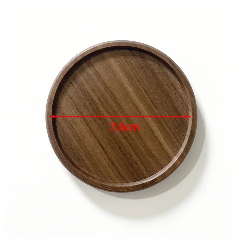 coasters bois naturels respectueux environnement minimaliste bois chêne noyer sets coeurs rectangles