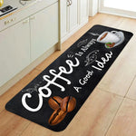 tapis sol moderne noir coffee time fleurs intérieur salon décoration chambre bainextérieur