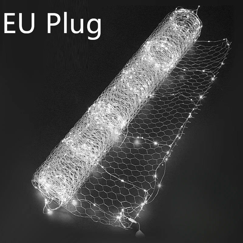 guirlande lumineuse bleu doré étoiles moderne adhésif connecteurs 10m 5m événements anniversaires fêtes noël