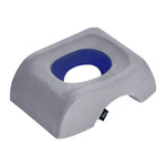coussin soutien sommeil mousse polyester massage face down confort salon gris tissu uni ergonomie