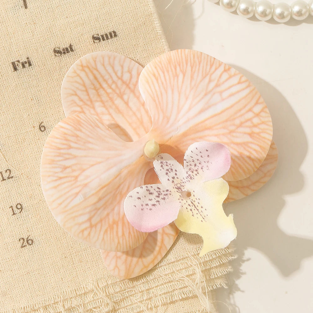 fleurs artificielles orchidées clips décoration mariage intérieur composition florale maison